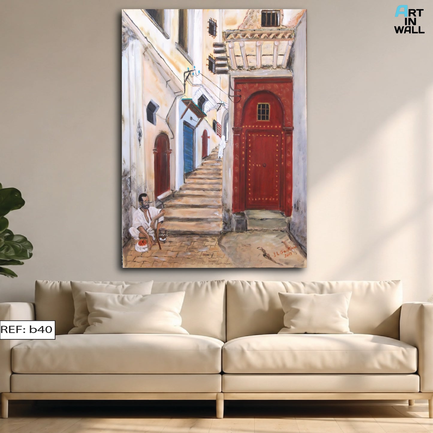 Tableau Casbah ref b40