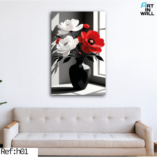 Tableau Fleur h01