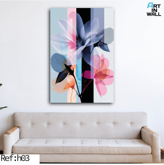 Tableau Fleur h03
